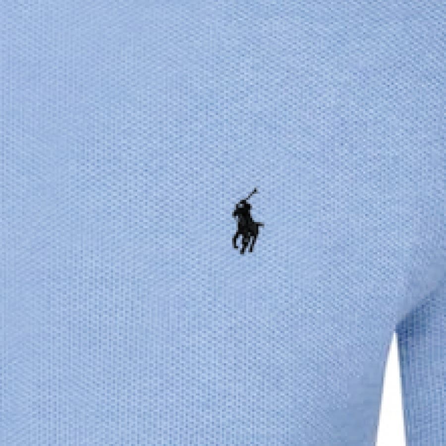 Alternative Image for ProductRalph Lauren Long Sleeved Crew Neck T Shirt Blue3